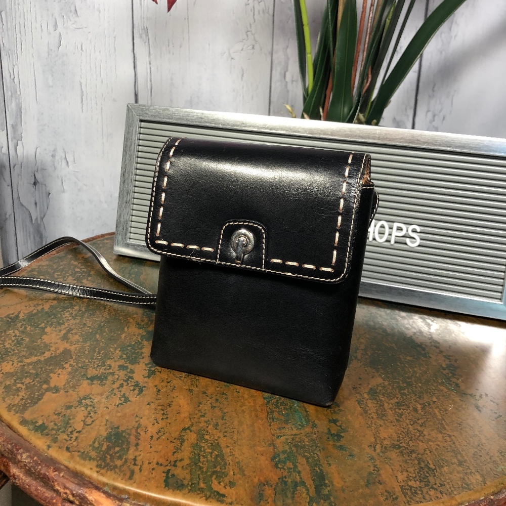 M London Small Black Crossbody Bag EUC